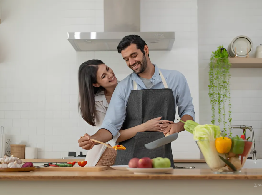 Working in a kitchen must be pleasurable and comfortable