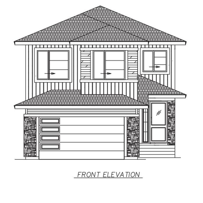 House1-Front Elev