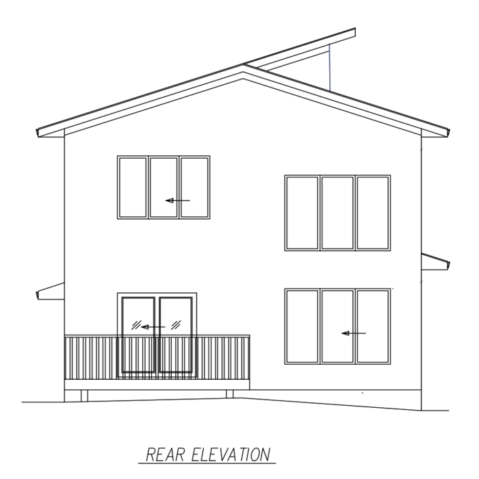 House2-Rear Elev